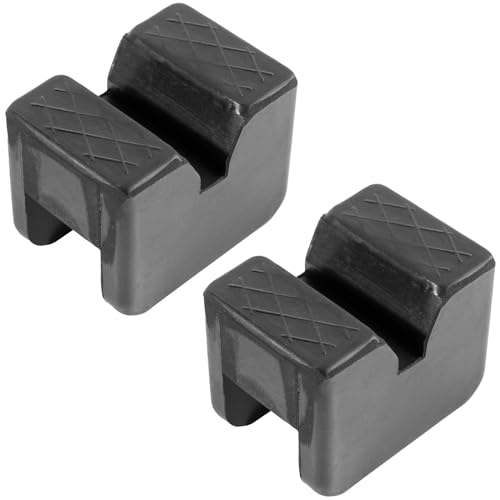 Universal Jack Stand Pad Adaptor Rubber Block Axle Listing Slotted Frame Rail Sill Damage Car Protector Heavy Duty Pinch Welds Jacking Point