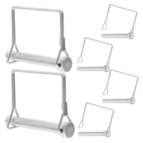 FUNOMOCYA 6pcs Square Trailer Hitch Pin Locking Pin for Scaffolding Plates Hitch Pin Clip for Trailer Coupler Quick Assembly