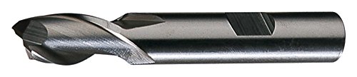 Image of Cleveland C33822 HG-2 High Speed Steel Single End 2-Flute Center Cutting End Mill