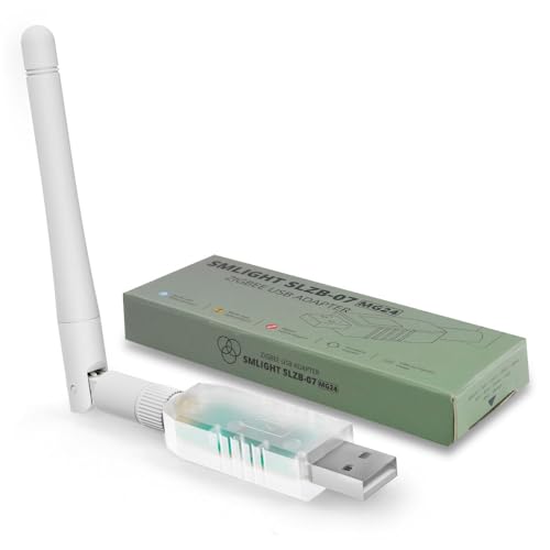 SMLIGHT SLZB-07MG24 Zigbee 3.0 Coordinator Thread/Matter Mini USB Adapter Funktioniert mit Zigbee2MQTT, Home Assistant, ZHA