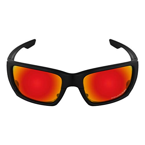 Image of Mryok+ Polarized Replacement Lenses for Oakley Style Switch OO9194 - Fire Red