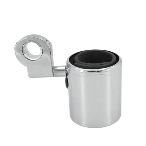Porte-gobelet réglable moto chrome anti-vibration pour Dyna Sportster