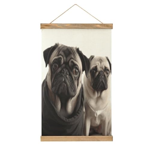 Cuadro de carlino FekiLoot vintage para personalizar paredes vacías de salón y dormitorio