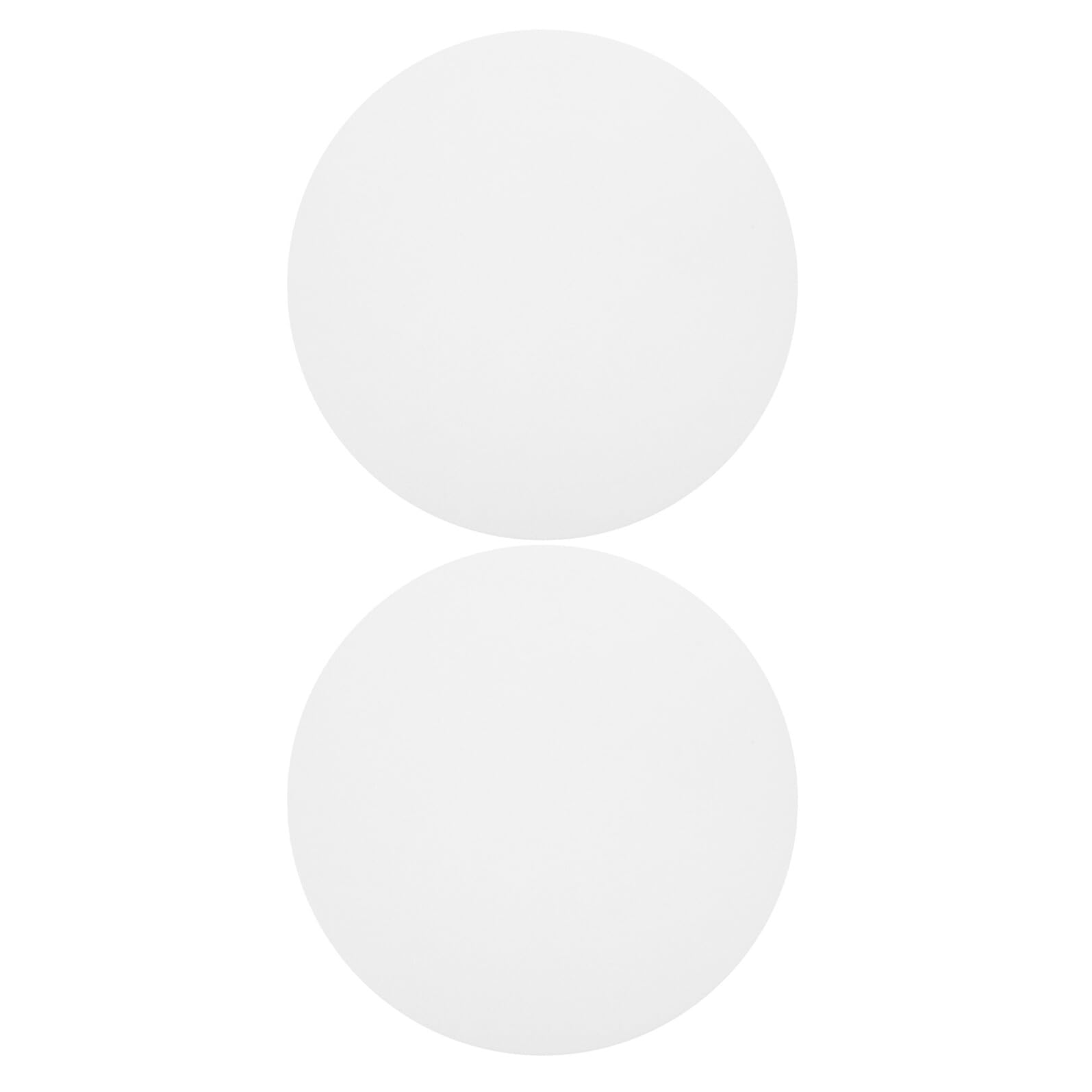 HOMSFOU Diffuseurs de Plafonnier Ronds en Acrylique Blanc Installation Simple Lot de 2 Panneau Diffuseur de Lumière pour Éclairage Confortable la Maison