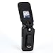 Wireless ProTech Case with Clip Compatible with Alcatel Go Flip 3 / SmartFlip, Form Fitted Leather Case, Rotating Belt Clip, Built-in Screen & Keypad Protection