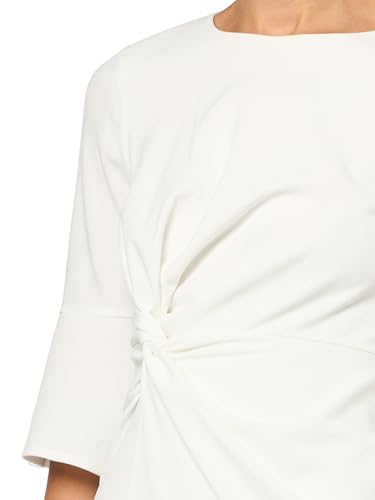 Kensie Women's Belle Sleeve Scuba Crepe Midi Dress3