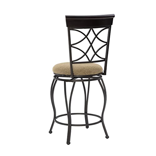Linon Curves Swivel Counter Bar Stool 24" #TOP7