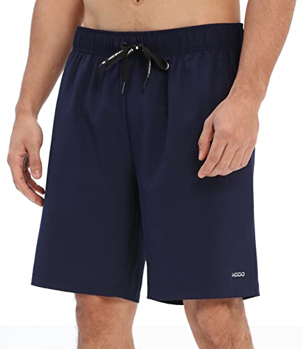 Image of HOdo Mens Swim Trunks with Mesh Liner 9 inch Quick Dry Swim Shorts Bathing Suits for Men Swimwear Board Shorts wiht Pockets