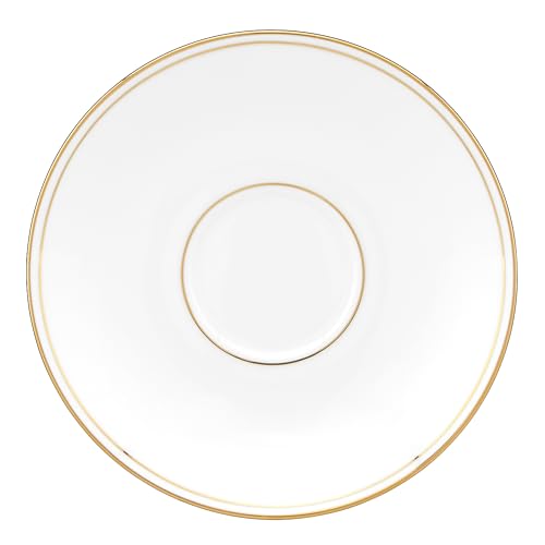 Image of Lenox Federal Gold Bone China Saucer