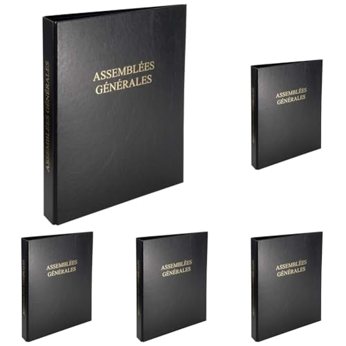 Reliure registre 4 anneaux Exacompta 32x26 cm pour assemblées générales