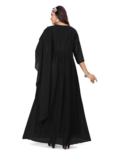 Image of Women's Georgette Fabric Kurti with Dupatta for Any Occassion | Kurti Set for Women