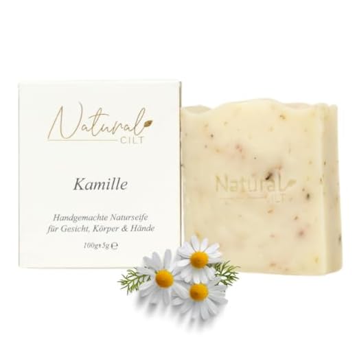 Natural Cilt Kamillen Seife - 100% Naturseife - ohne bedenkliche Inhaltsstoffe - Zertifiziert - Handgemacht - Duschseife für alle Hauttypen - Duschgel - Naturkosmetik