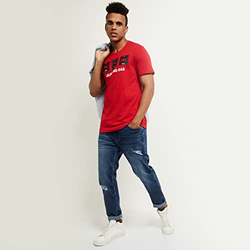 Image of Max Men Printed Crew Neck T-Shirt