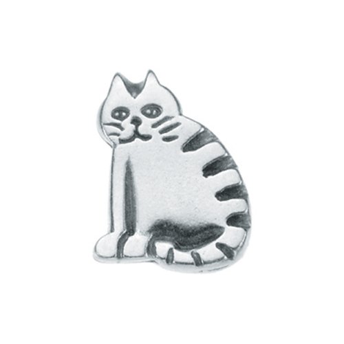 DANFORTH– Mini Cat lapel Pin, ¾” – Bag, Lapel, Backpack Pins & Accessories –Cute Pet & Aesthetic Animal Charms – Unusual, Handmade Decorative Pin For Cat Lovers – Made In USA