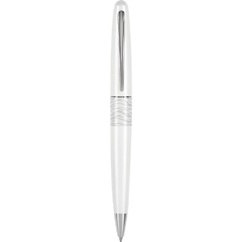 PILOT MR Animal Collection Ballpoint Pen in Gift Box, Matte White Barrel with White Tiger Accent, Medium Point Stainless Steel Nib, Refillable Black Ink (91334)
