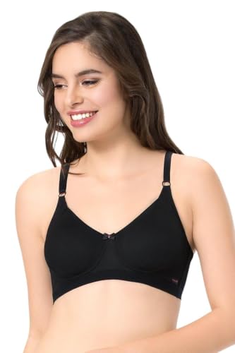 Image of Amante Every de Red Solid Non-Wired Non Padded Everyday Bra