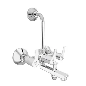 ESSE18 Wall Mixer for Bathroom | Aspire 3-IN-1 Wall Mixer with Concealed Bend Pipe in 30mm Center Cartridge For Over Head Shower and Hand Shower |Chrome Finish (AP-117#3)