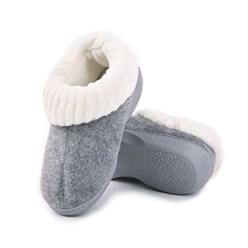 Bandolino Women's House Shoes, Warm Plush Lined Wool Clog Winter Slippers, Rubber Soled Indoor/Outdoor Womens Slipper2