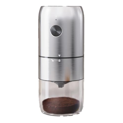 Flaroey Molinillo de Café Eléctrico Portátil, Pequeño Mini Molinillo de Café Eléctrico Recargable con Múltiples Configuraciones de Molienda