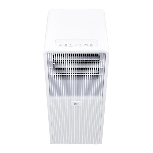 LG 8000 BTU (DOE) / (11000 ASHRAE) Portable Air Conditioner Cools 350 Sqft Easy Install, Remote Control, Washable Filter Eco-friendly AC Unit, White LP0825WFR - image 6