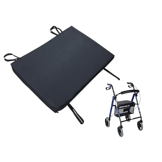 Gar Medical Rectangular Anti-decude Cushion for Walker and Wheelchair, Orthopedic for Coccyx and Lumbar, Waterproof and Breathable Cover, Filled with HR Comfort Foam.