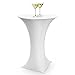 Produktbild SurePromise One Stop Solution for Sourcing 5er Weiss Ø 80cm Stehtischhusse Überzug Stehtisch Bistrotisch Stretch Hochzeit Party