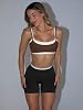 Sujetador Deportivo de Doble Capa LASLULU para Mujer con Tirantes de Espagueti para Yoga y Entrenamiento 8