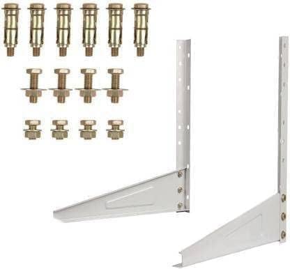 Image of Mumma's LIFE Heavy Duty AC Stand | Rust Proof Iron Air Conditioner Outdoor Unit Mounting Bracket, Supports Upto 150kg Weight | Air Conditioner Stand Comes with Necessary Wall Fittings - Pack of 1