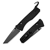 Kizer Aegis T Tactical Pocket Knife, 3.21' D2 Steel Tanto Folding Knife with Black G10 Handle, Thumb Stud Opener Clutch Lock, EDC knives for Outdoor, Tactical and Survival V3774CTM1