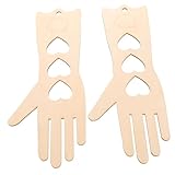 Zynphancer 木製手袋編み道具 ブロッキングマット – 編み物用手袋型 ニットテクスチャーフォーム 滑らか仕上げ 変形しにくい