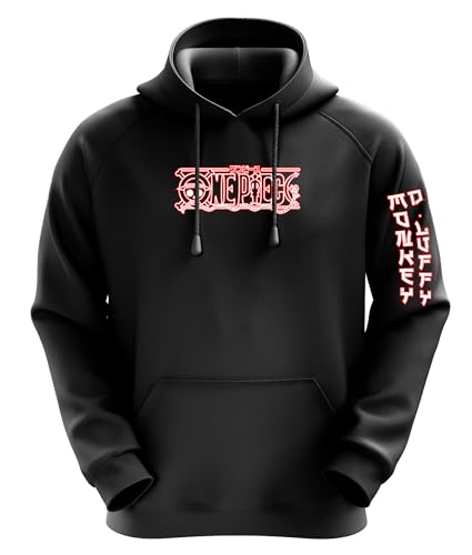 Image of fanideaz Mens Cotton Anime Sleeve Printed Hooded Sweatshrits for Men