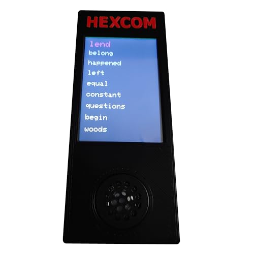 HexCom - Word Generator, Word Bank, Ghost Hunting Equipment, Paranormal, EMF Detector, Reader, ITC, Rem Pod