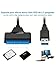 USB 3.0 auf SATA Adapter Kabel – 22 Pin SATA zu USB für 2,5 Zoll SSD/HDD, Festplatten Datenkabel, High-Speed Übertragung, Plug & Play, Datensicherung, Wiederherstellung, Kompatibel mit Laptop & PC