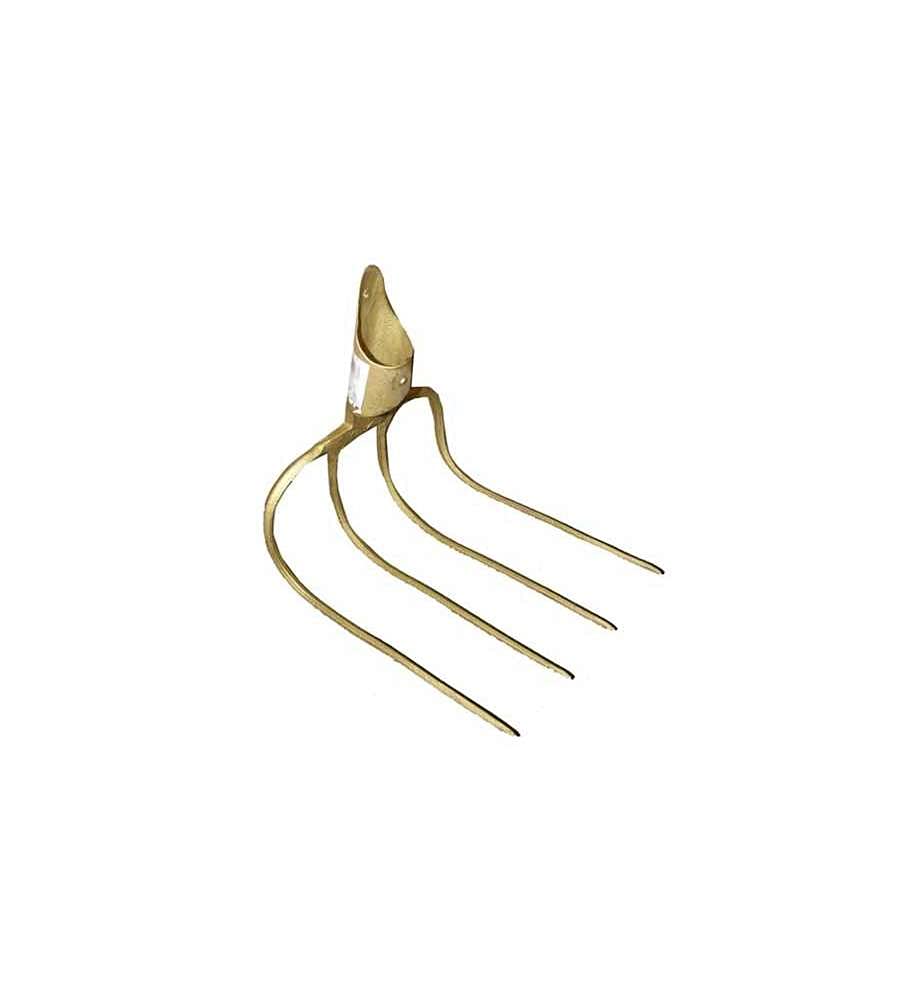 FORCA 4 DENTI PIEGATI ORO ILCAMPO 02216 [IL CAMPO ]