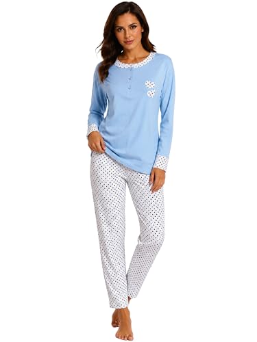✅UN REGALO PERFETTO E VERSATILE – Elegante e pratico, il pigiama donna lungo cotone leggero Vanuè è l'idea regalo ideale per compleanni, anniversari o qualsiasi occasione speciale. Piacerà sicuramente a chi ama sentirsi a proprio agio.