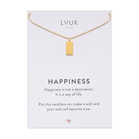 LUUK LIFESTYLE Gold Coin Pendant Necklace Cover