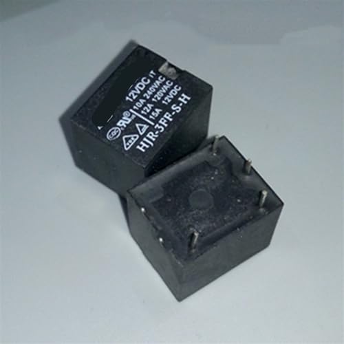 Relé HJR-3FF-SH-24VDC de 10A y 4 pines para automatización
