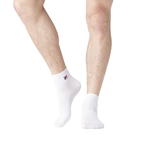 Fila Chaussettes Sportswear Homme Anti-Démangeaison, Socquettes Homme, Ultra-doux, Agréable (Lot de 9), Blanc, 43/46 - Image 5