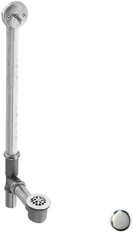 Trip Lever Bath Waste and Overflow with Beehive Strainer - Polished Chrome