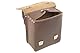 Kleine Leder Hecktasche mit Schnellverschluss Gepäckträger Tasche Packtasche Braun passend für Simson Schwalbe Sperber Star Spatz KR50 KR51 SR4 …
