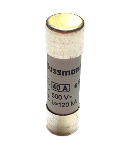 Cooper Bussmann C14G40 AC Cylindrical Fuse, 14 x 51, 40 Amp, GG, 500V