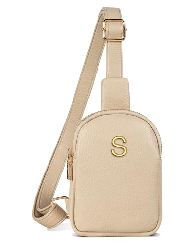 Teacher Appreciation Thank You Teacher Gift Idea, Mini Initial Crossbody Bags, Gifts for Teen Girls Women, Lightweight Sling Purse, Birthday Gifts, Retirement Gifts, Gifts for Coworker