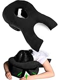 Face Down Pillow for Sleeping BBL Pillow After Surgery Vitrectomy Pillow Face Down Pillow After Eye Surgery Stomach Sleeping Pillow Massage Pillow Prone Pillow, Retinal Recovery Equipment, Black