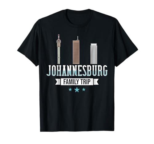 Johannesburg South Africa City Skyline Map Travel T-Shirt