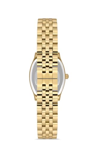 Image of Ferro Analog Black Tonneau Dial Men's Watch - FL40118A-B2