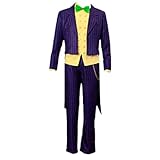 ECMRAD Custom Made Movie Cosplay Arkham Asylum Joker Cosplay Costume Coat Suit for Adults Any Size (Female, M)
