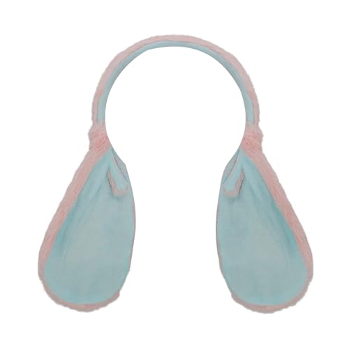 ぬいぐるみ ウサギ 耳 ヘアバンド 曲げられるワイヤー付き アニメ ロールプレイ デイリーウェア ソフトヘアバンド/コスチュームテール 女性用 ガールズ 快適 日常着 動物 耳 ヘアバンド, E, One Size