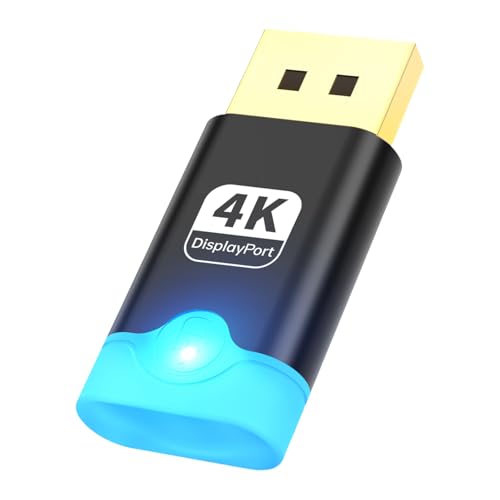 HDOYTXXM Universal DP Connectors admite adaptadores de pantalla virtuales con resolución 4K y 60Hz para una expansión de flujo de trabajo sin problemas Unheaded Visuals Link