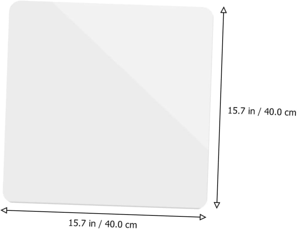 1pc Acrylic Mirror Reflection Board Multi-use Photography Prop for Jewelry Makeup and Studio Backdrops Recyclable Material Photo Supply Accessory