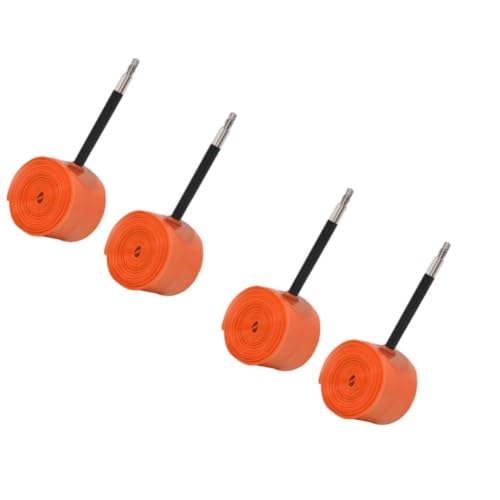 NEIQIUWING Think Rider 1/2/4 unidades de 28 g ultraligeros 700 x 20 23 neumáticos de bicicleta de carretera de TPU 65/85 mm de longitud, válvula francesa